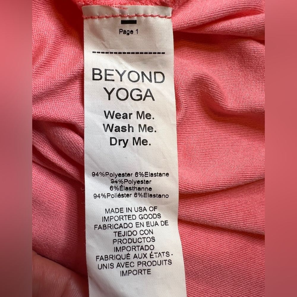 Beyond Yoga Coral Featherweight “At The Ready” Square Neck Midi Dress - Picture 4 of 7